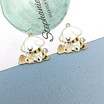 Alloy Enamel Pendants PW-WG65224-04-1