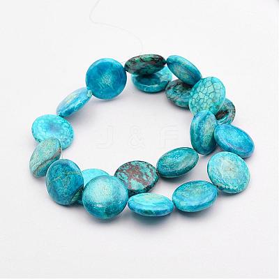 Natural Variscite Bead Strands G-P300-20-20mm-1