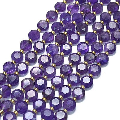 Natural Amethyst Beads Strands G-C116-A102-01-1