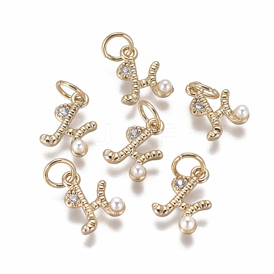 Brass Charms KK-L179-08H-G-1
