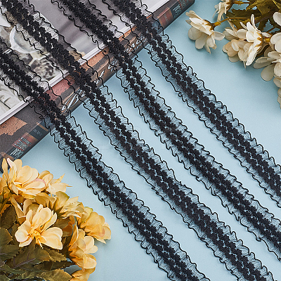 1 Roll Knitted Fish Line Nylon Elastic Lace Trim OCOR-GF0003-72B-1