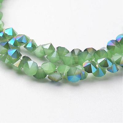 Electroplate Glass Bead Strands EGLA-J138-A-HR05-1