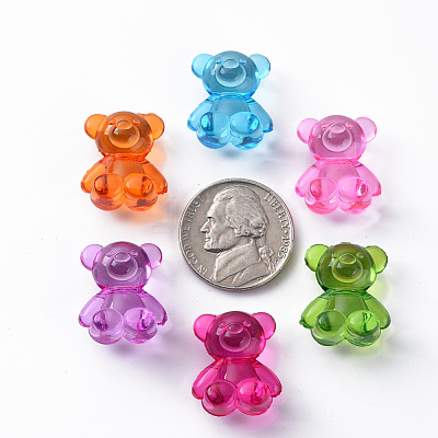 Transparent Acrylic Beads MACR-S373-54B-1