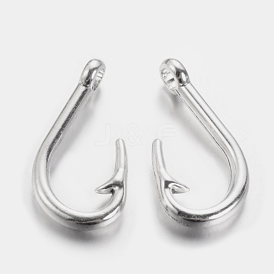 Tibetan Style Alloy Hook Clasps TIBEP-5238-AS-LF-1