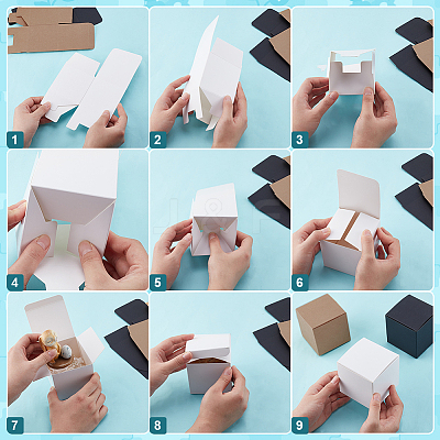 Cardboard Paper Packaging Boxes CON-WH0123-04B-02-1
