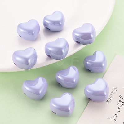Opaque Acrylic European Beads MACR-S372-03B-47-1