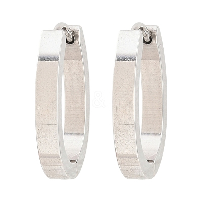 201 Stainless Steel Hoop Earrings EJEW-T056-03P-02-1