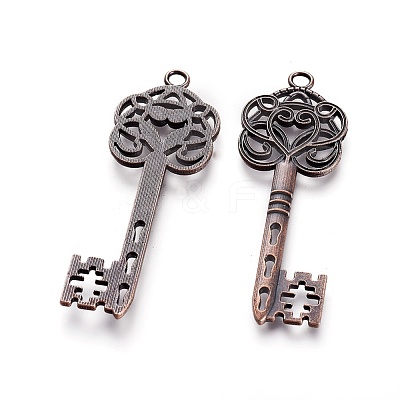 Tibetan Style Pendants TIBEB-LF9750YKG-R-LF-1