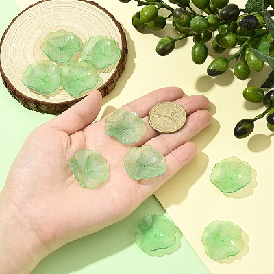 10Pcs Lotus Leaf Bead Caps SACR-YW0001-95-1