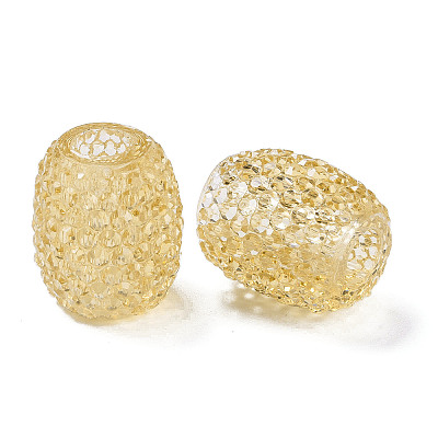 Transparent Resin European Jelly Colored Beads RESI-B025-01A-02-1
