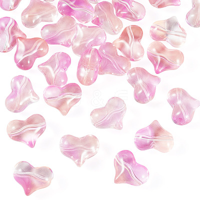 30Pcs Transparent Glass Beads GLAA-TADJ0001-02B-1