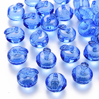 Transparent Acrylic Pendants TACR-T024-05B-940-1