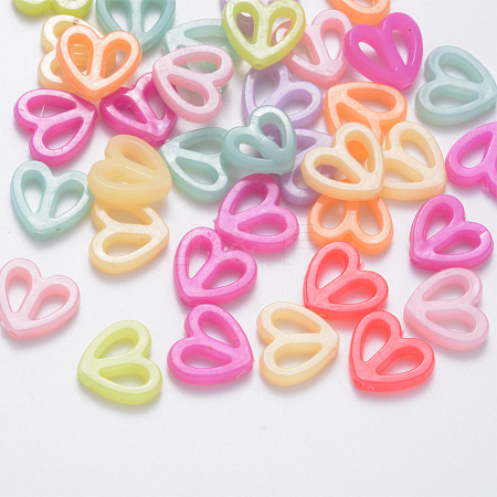 Imitation Jelly Acrylic Beads JACR-Q056-02-1