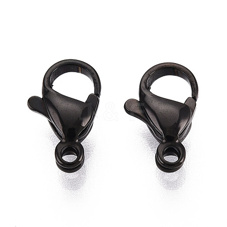 304 Stainless Steel Lobster Claw Clasps STAS-T065-11mm-34B-1