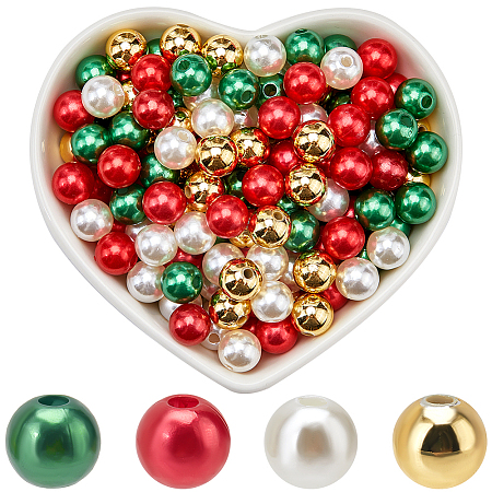 Imitation Pearl Acrylic Beads OACR-SP0001-22B-1