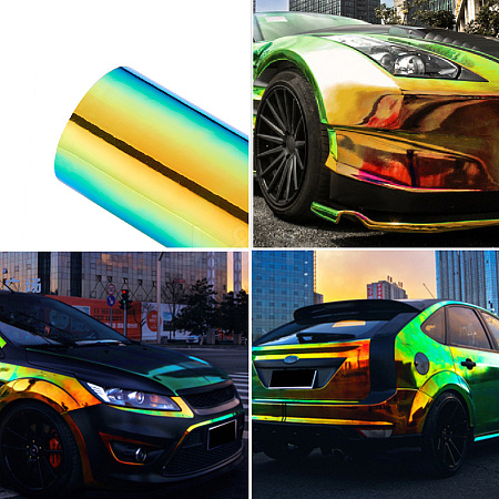 Glossy Colorful DIY Car Body Films Vinyl Car Wrap Sticker Decal Air Release Film ST-F570-50CM-1
