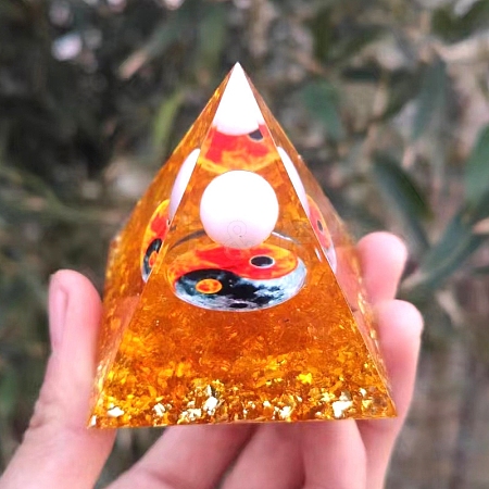 Orgonite Pyramid Resin Energy Generators PW-WGB5E04-02-1