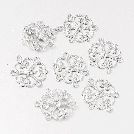Flower 316 Surgical Stainless Steel Filigree Joiners STAS-M256-04-1