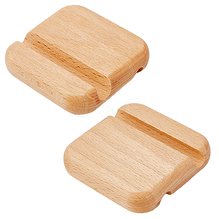 Wood Mobile Phone Holders DJEW-WH0039-18-1