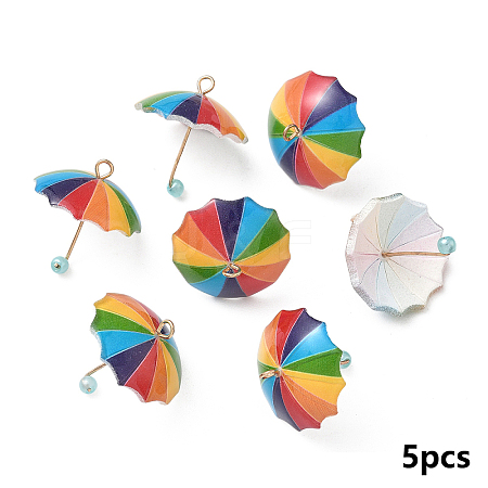 10Pcs Resin Pendants CRES-YW0002-65C-1