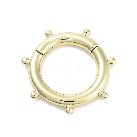 Brass Spring Gate Rings X-KK-M293-51G-1