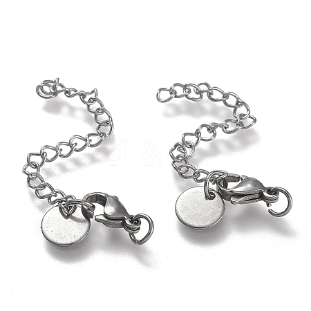 Tarnish Resistant 304 Stainless Steel Chain Extender LS-STAS-K195-28P-1
