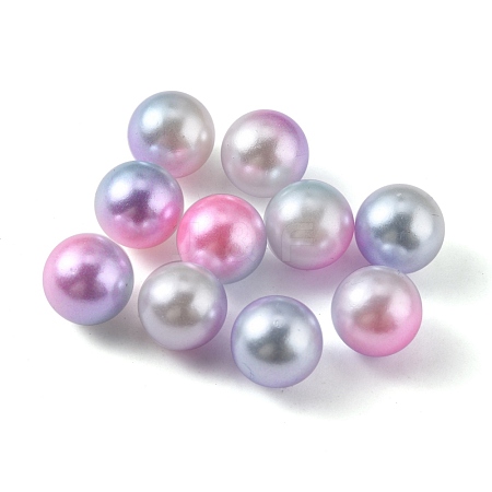 ABS Plastic Imitation Pearl Beads FIND-WH0036-74C-1