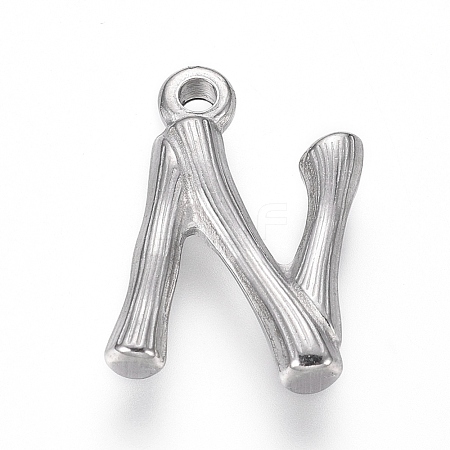 Tarnish Resistant 304 Stainless Steel Pendants STAS-G214-38P-N-1