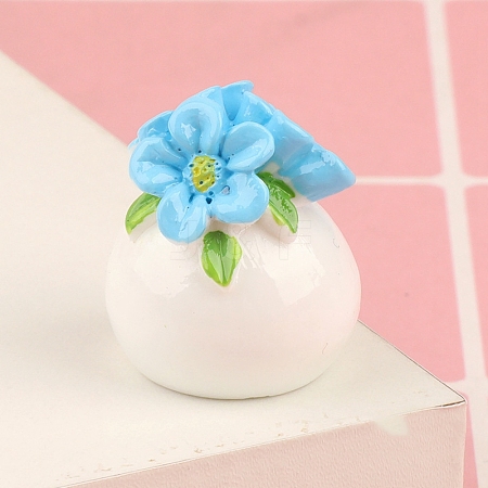 Miniature Resin Flower Pot PW-WG1A161-03-1