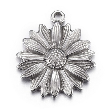 Tarnish Resistant 304 Stainless Steel Pendants STAS-P218-04-1