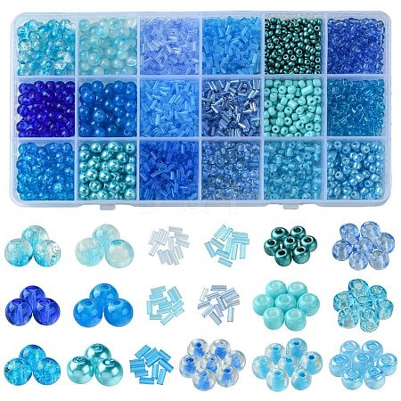 AB Color Plated Glass Bugle Beads SEED-FS0001-22-1