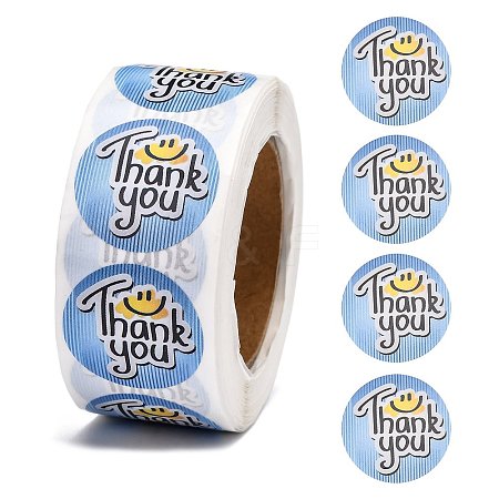 1 Inch Thank You Stickers LS-DIY-G025-J06-1