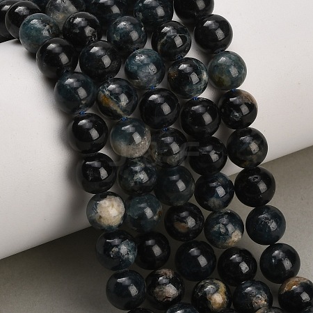 Natural Blue Tourmaline Beads Strands GG-NH0002-A01-8mm-1
