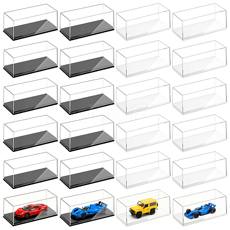 36 Bags 2 Styles Transparent Acrylic Toys Action Figures Display Boxes ODIS-WA0001-14-1