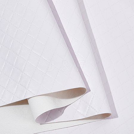 30CM Rhombus Pattern PVC Leather Fabric DIY-NB0014-45C-1