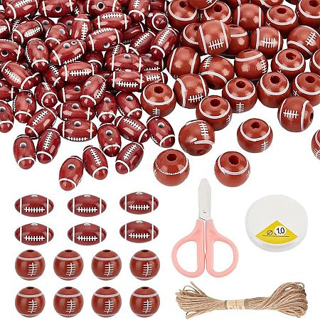 Rugby Beads Bracelet Making Kit DIY-NB0007-48-1