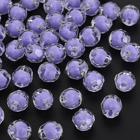 Transparent Acrylic Beads TACR-S152-17A-SS2114-1