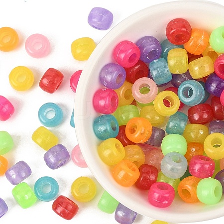 100Pcs Plastic Beads KY-YW0002-13-1