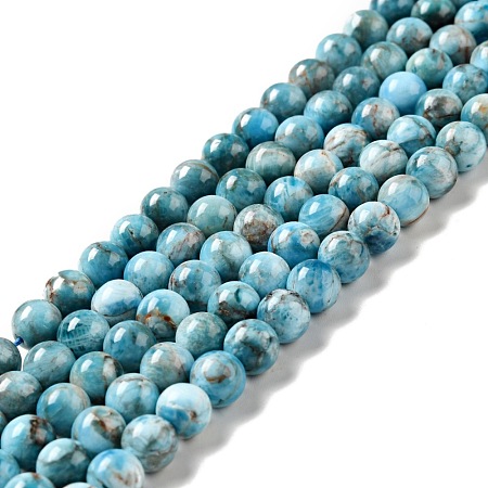 Natural Apatite Beads Strands G-G858-01B-1