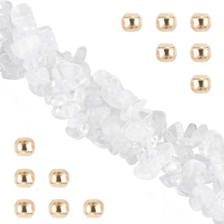 1 Strand Natural Quartz Crystal Chip Beads Strands G-TAD0001-08-1