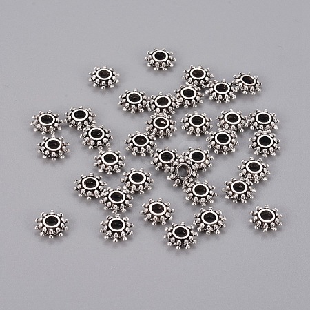 Tibetan Style Spacer Beads LFH10384Y-NF-1