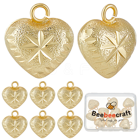 Beebeecraft 10Pcs Rack Plating Brass Pendants KK-BBC0011-21-1