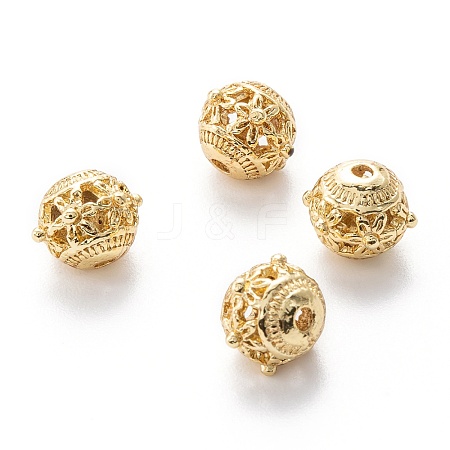 Alloy Hollow Beads X1-PALLOY-P238-24G-RS-1
