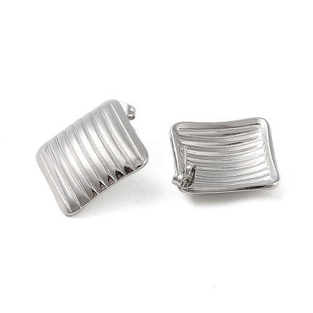 304 Stainless Steel Earrings EJEW-O004-04P-1