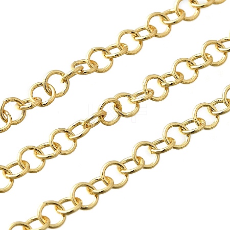 Brass Rope Chains KK-P295-56A-G-1