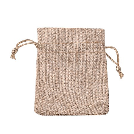 Burlap Packing Pouches Drawstring Bags ABAG-Q050-17x23-01-1