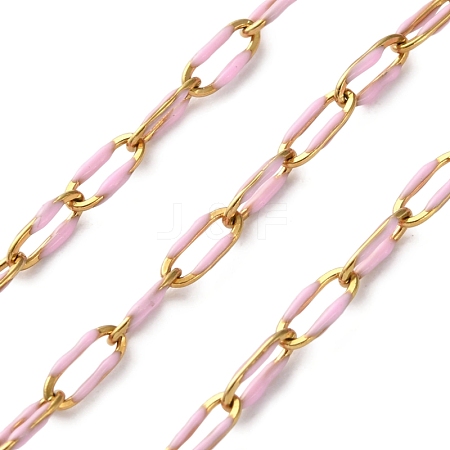 304 Stainless Steel Enamel Cable Chains CHS-R020-02G-05-1