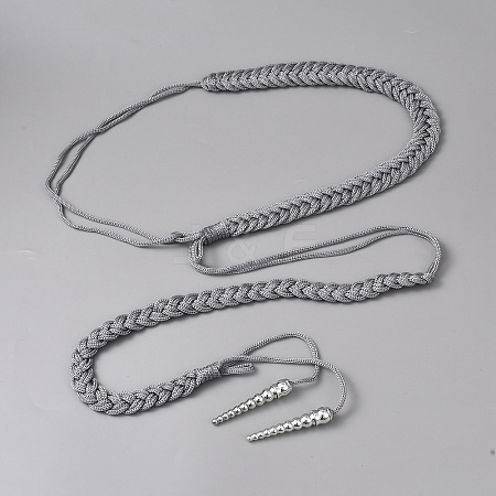 Polyester Guard Lanyard Shoulder Cord AJEW-WH0481-541B-1