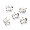 201 Stainless Steel Charms Cabochon Settings STAS-C021-04P-1