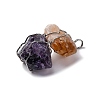 Natural Mixed Gemstone Nuggets Big Pendants G-K338-43P-3